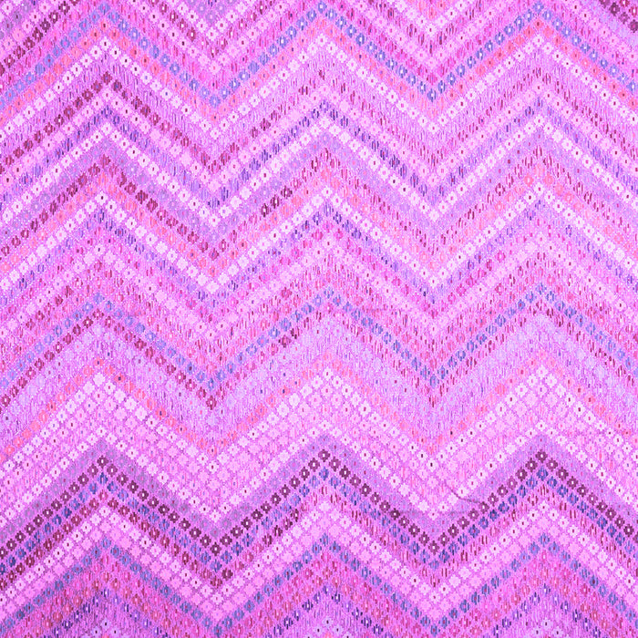 Square Machine Washable Southwestern Purple Country Area Rugs, wshcon642pur