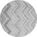 Square Southwestern Gray Country Rug, con642gry