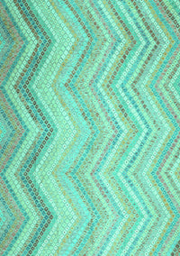 Southwestern Turquoise Country Rug, con642turq