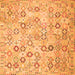 Serging Thickness of Southwestern Orange Country Rug, con643org