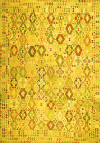 Southwestern Yellow Country Rug, con643yw