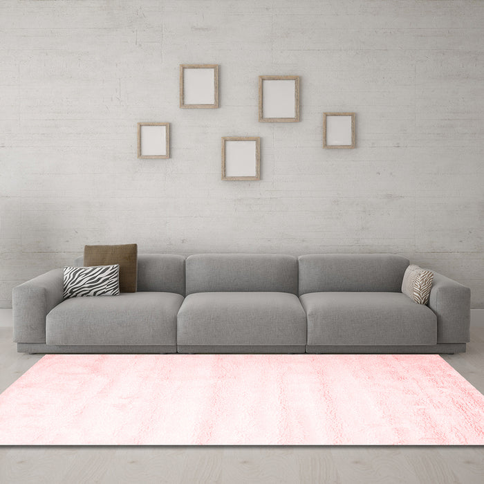 Modern Red Washable Rugs