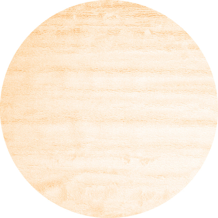 Square Solid Orange Modern Rug, con644org