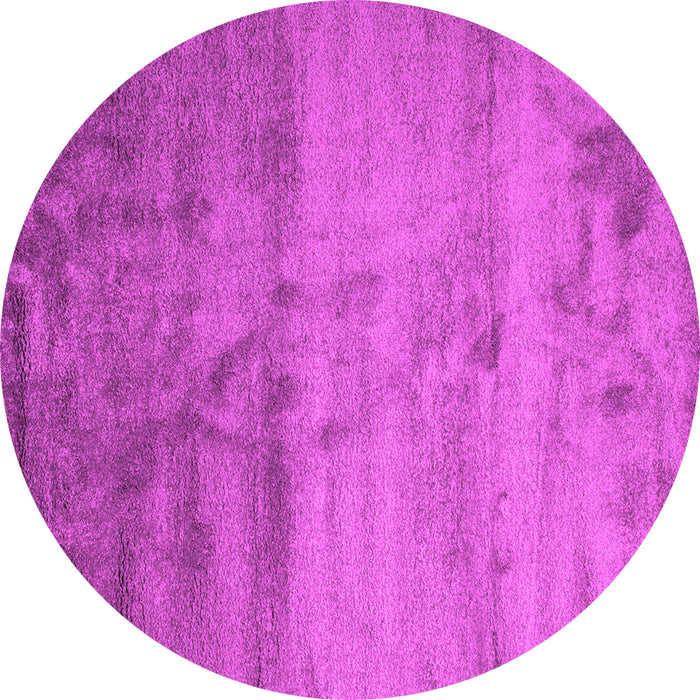 Round Abstract Pink Contemporary Rug, con645pnk