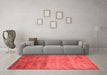 Contemporary Red Washable Rugs