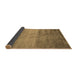 Sideview of Abstract Brown Contemporary Rug, con645brn