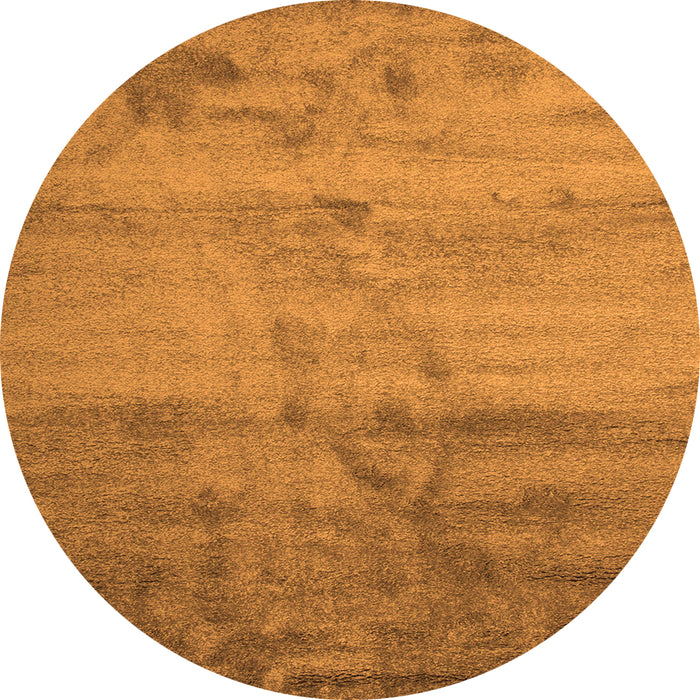 Square Abstract Orange Contemporary Rug, con645org