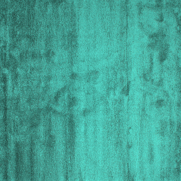 Square Abstract Turquoise Contemporary Rug, con645turq