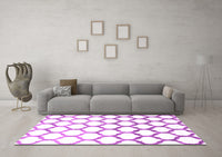 Machine Washable Terrilis Pink Contemporary Rug, wshcon646pnk