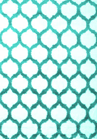 Terrilis Turquoise Contemporary Rug, con646turq