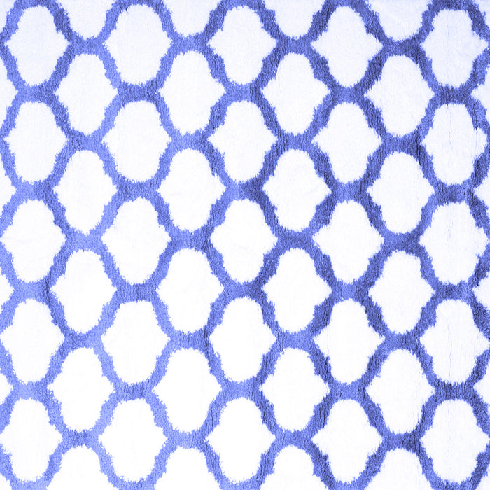 Square Machine Washable Terrilis Blue Contemporary Rug, wshcon646blu