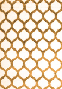 Terrilis Orange Contemporary Rug, con646org