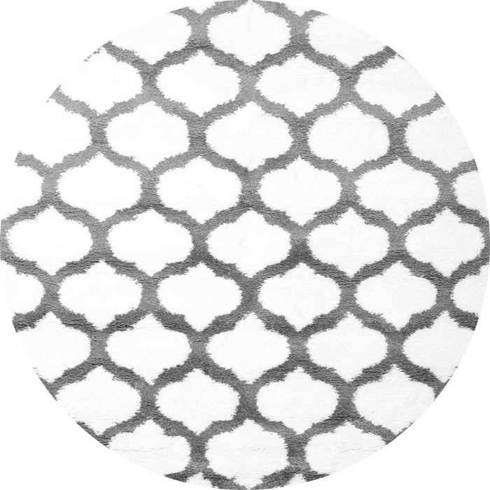 Square Terrilis Gray Contemporary Rug, con646gry