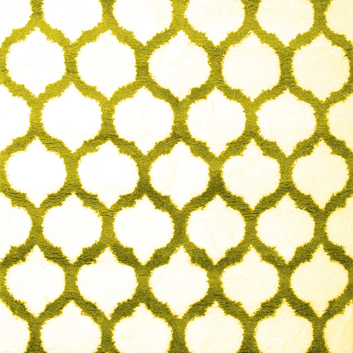Machine Washable Terrilis Yellow Contemporary Rug, wshcon646yw