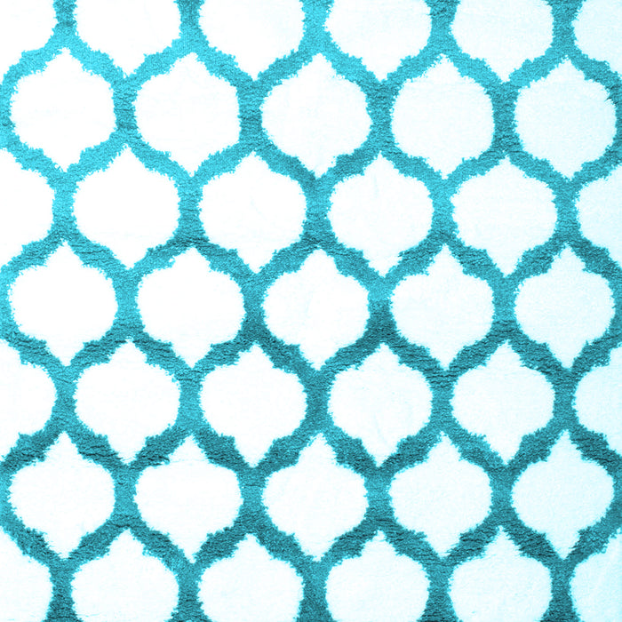 Machine Washable Terrilis Light Blue Contemporary Rug, wshcon646lblu
