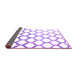 Sideview of Terrilis Purple Contemporary Rug, con646pur