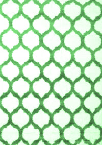 Terrilis Emerald Green Contemporary Rug, con646emgrn