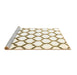 Sideview of Machine Washable Terrilis Brown Contemporary Rug, wshcon646brn