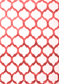 Terrilis Red Contemporary Rug, con646red