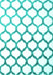 Machine Washable Terrilis Turquoise Contemporary Area Rugs, wshcon646turq