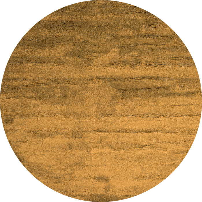 Square Abstract Orange Contemporary Rug, con647org