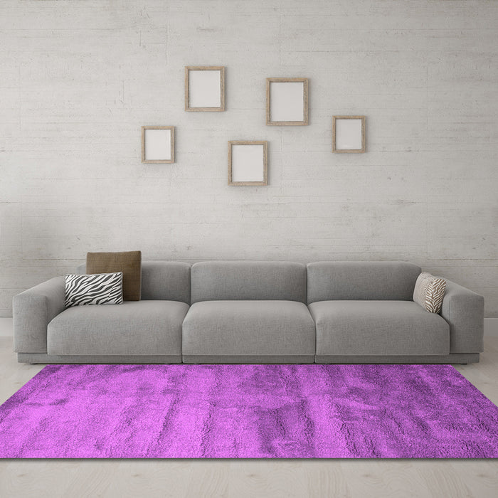Machine Washable Abstract Pink Contemporary Rug in a Living Room, wshcon647pnk