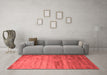 Contemporary Red Washable Rugs