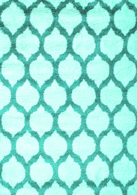 Terrilis Turquoise Contemporary Rug, con648turq