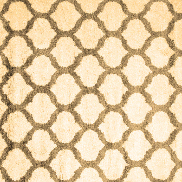 Square Terrilis Brown Contemporary Rug, con648brn