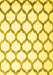 Machine Washable Terrilis Yellow Contemporary Rug, wshcon648yw