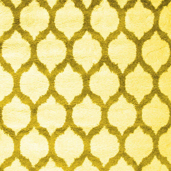 Machine Washable Terrilis Yellow Contemporary Rug, wshcon648yw