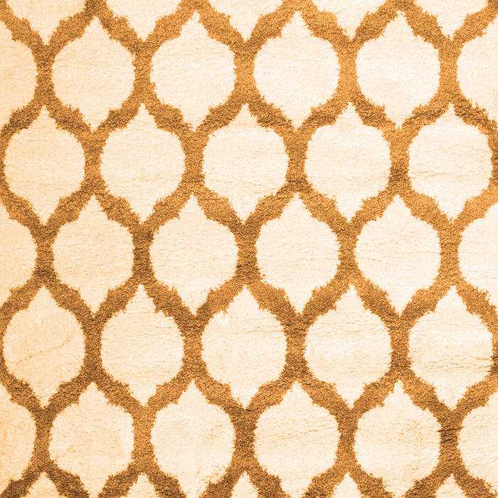 Terrilis Orange Contemporary Rug, con648org