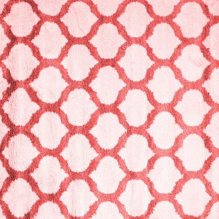 Machine Washable Terrilis Red Contemporary Rug, wshcon648red