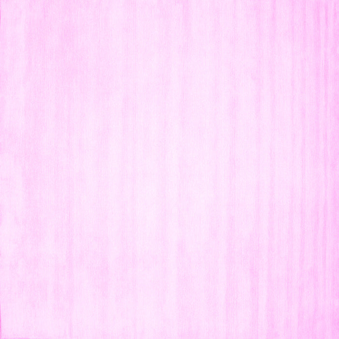Square Solid Pink Modern Rug, con64pnk
