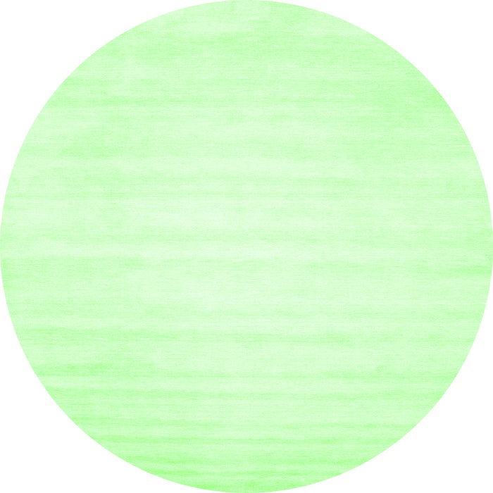 Square Solid Green Modern Rug, con64grn