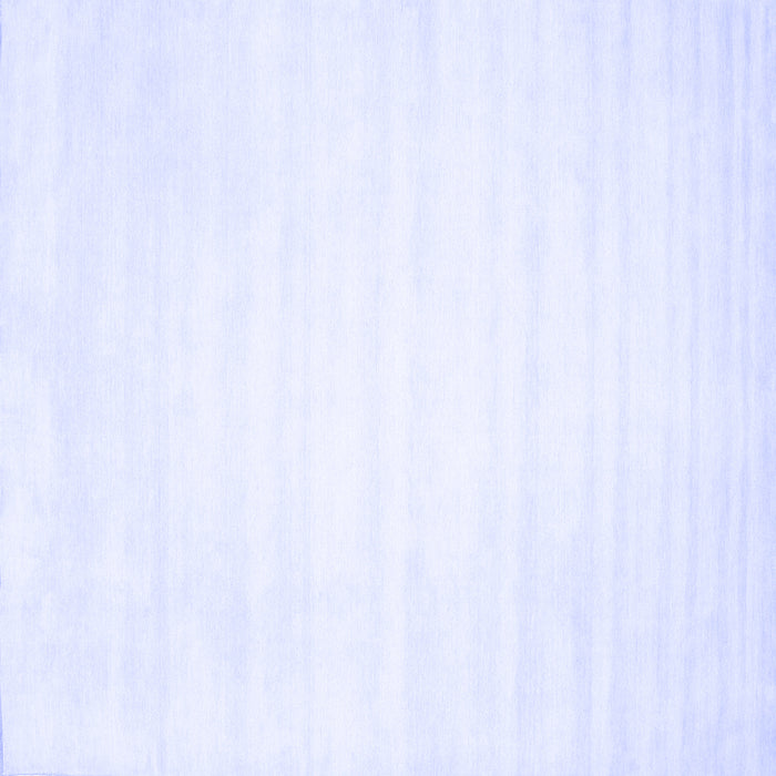 Square Solid Blue Modern Rug, con64blu