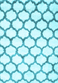 Terrilis Light Blue Contemporary Rug, con650lblu