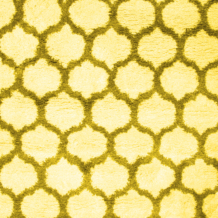 Terrilis Yellow Contemporary Rug, con650yw