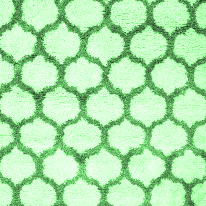 Machine Washable Terrilis Emerald Green Contemporary Area Rugs, wshcon650emgrn