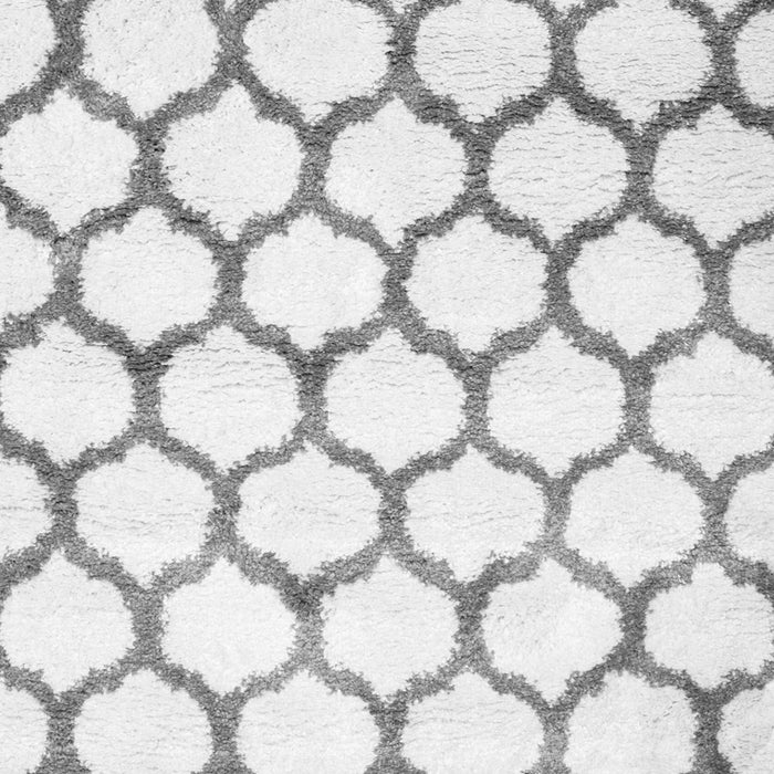 Serging Thickness of Machine Washable Terrilis Gray Contemporary Rug, wshcon650gry