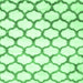 Square Machine Washable Terrilis Emerald Green Contemporary Area Rugs, wshcon650emgrn
