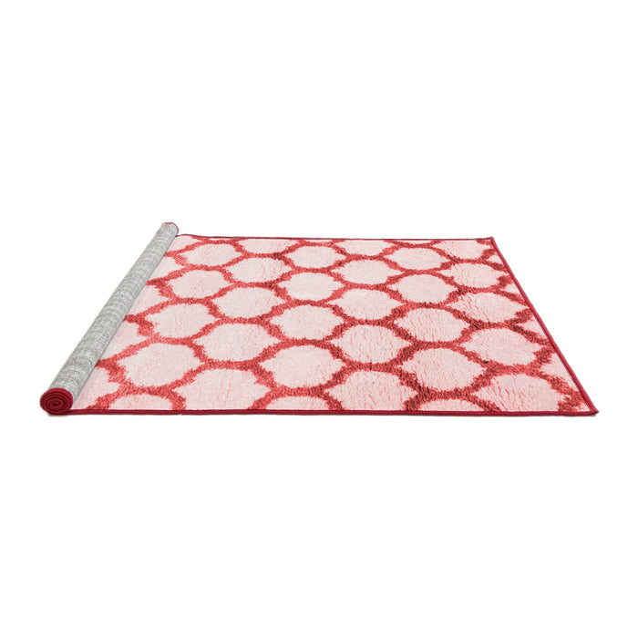 Contemporary Red Washable Rugs