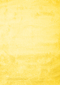 Solid Yellow Modern Rug, con651yw