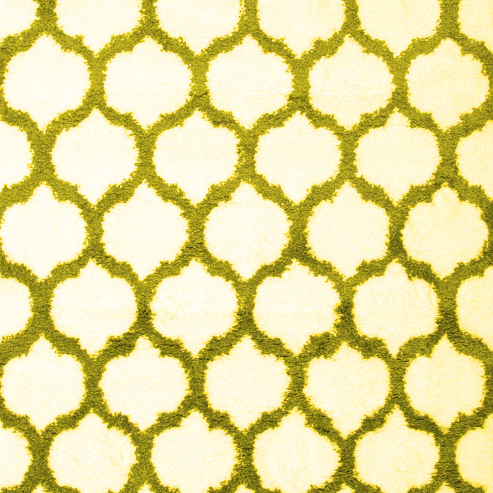 Machine Washable Terrilis Yellow Contemporary Rug, wshcon652yw