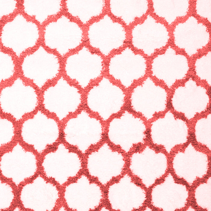 Machine Washable Terrilis Red Contemporary Rug, wshcon652red