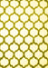 Terrilis Yellow Contemporary Rug, con652yw