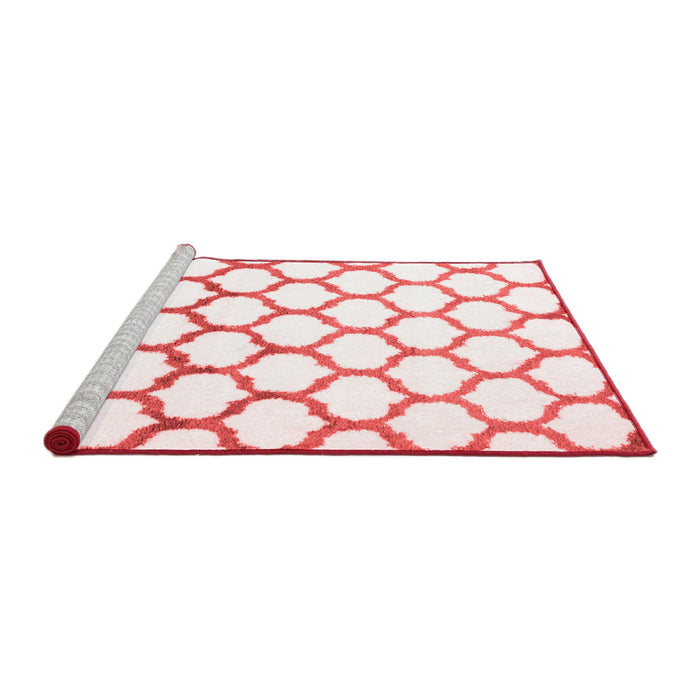 Contemporary Red Washable Rugs