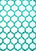 Terrilis Turquoise Contemporary Rug, con652turq