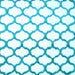 Square Terrilis Light Blue Contemporary Rug, con652lblu