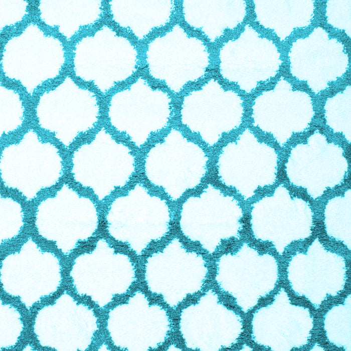 Machine Washable Terrilis Light Blue Contemporary Rug, wshcon652lblu